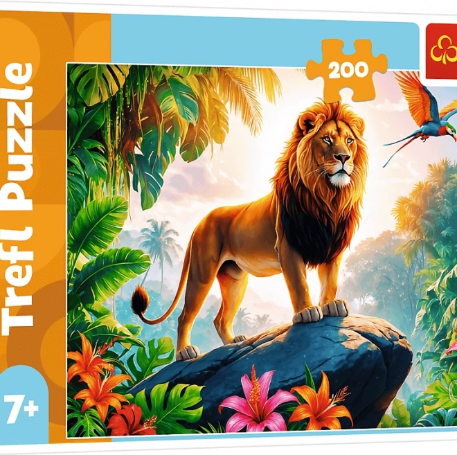 TREFL Puzzle Regele junglei 200 piese