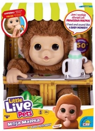 Mascotă interactivă Little Live Pets Maimuță