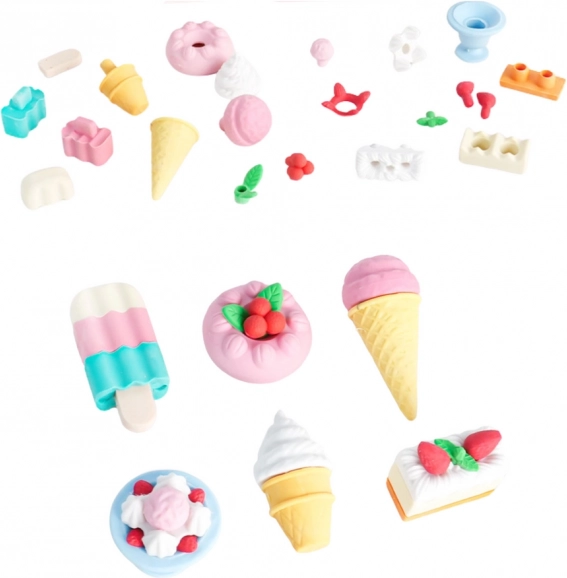 Set de radiere Sweets 6 buc