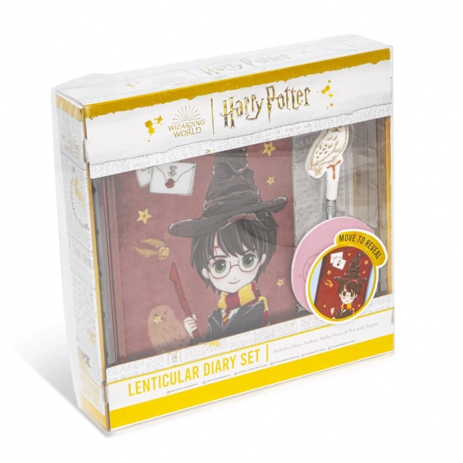 Jurnal magic Harry Potter cu imagine holografică