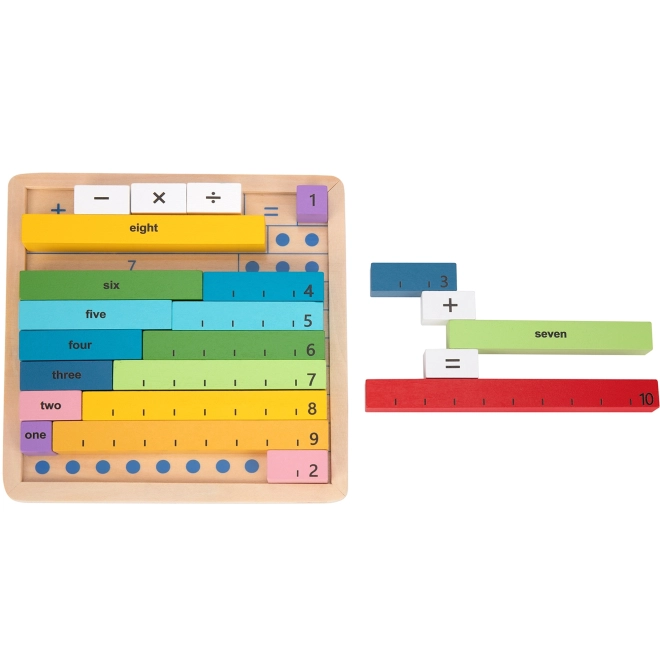 Joc de lemn - puzzle de numărare