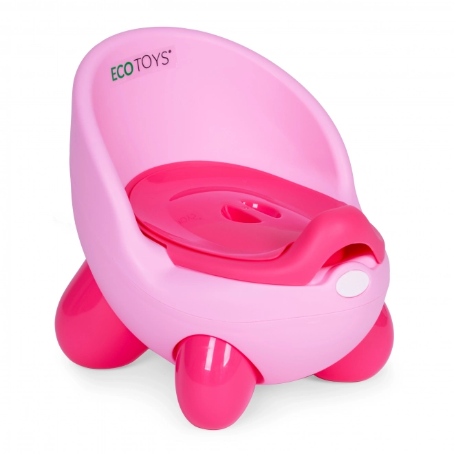 Oliță pentru copii, insert detașabil, picioare antiderapante, roz de la ECOTOYS