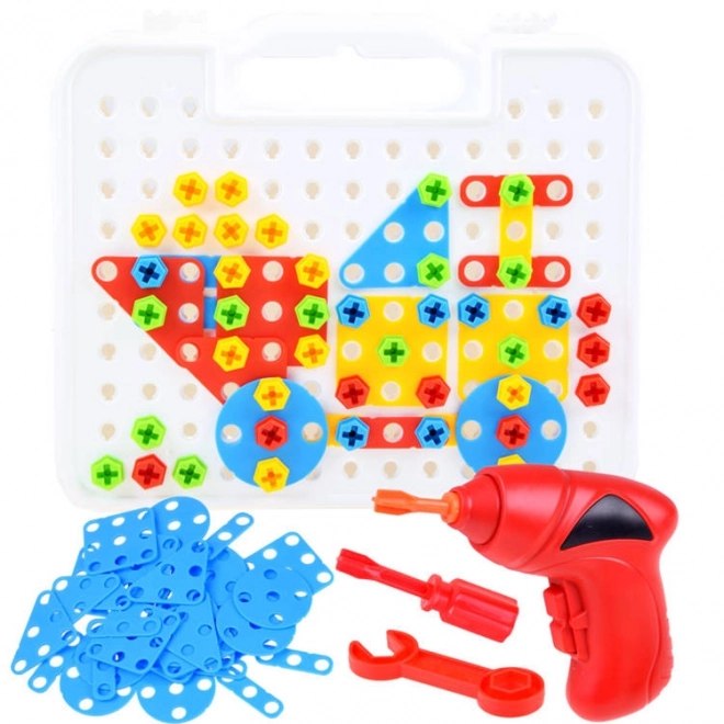 Set de construcție cu șurubelniță 268 de piese