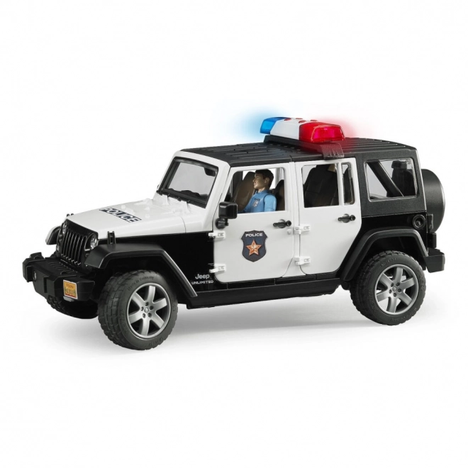 Jeep Wrangler Rubicon de poliție Bruder