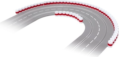 zid de protecție pentru piste auto 1:32 (24 buc.)