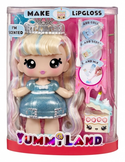 Păpușa Yummiland Lipgloss Pet - Tort de Ziua de Naștere Callie