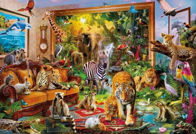 Puzzle 6000 piese - Animale sălbatice