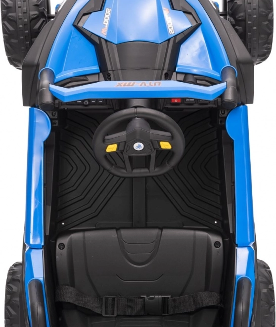Vehicul electric pentru copii Buggy Madman UTV-MX albastru