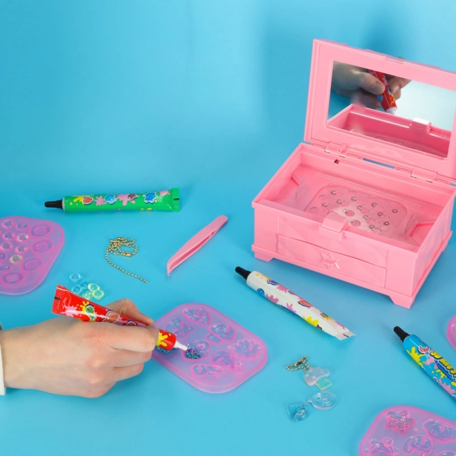 Set creativ pentru producerea bijuteriilor Cutia Magică UV