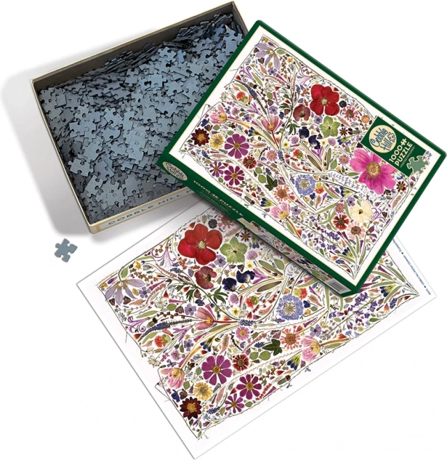 Puzzle Flori Presate Primăvară 1000 Piese de la Cobble Hill