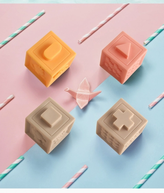 Set de cuburi senzoriale Woopie pentru copii