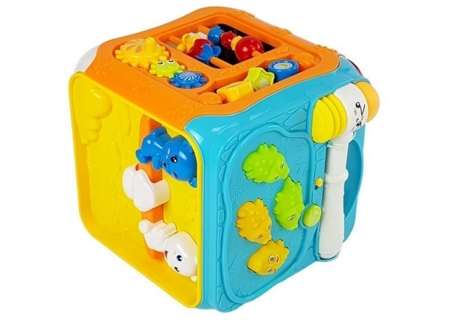 Cub educațional interactiv pentru bebeluși cu sunete și lumini