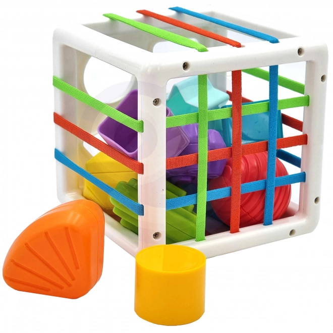 Cub senzorial WOOPIE pentru copii cu forme colorate