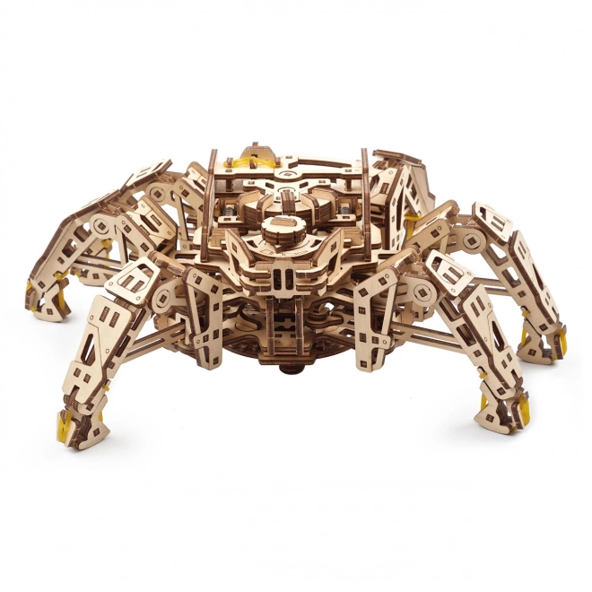 Puzzle 3D Mecanic din Lemn Ugears Explorator Hexapod