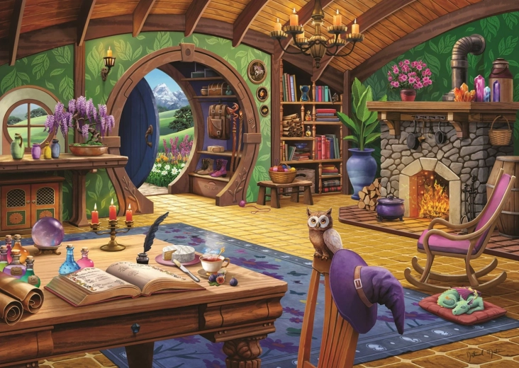 Puzzle Căsuța Fermecată 1000 de piese de la Ravensburger