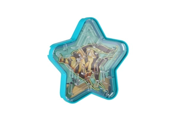 Labirint puzzle cu minge stelară, din plastic, 9 cm