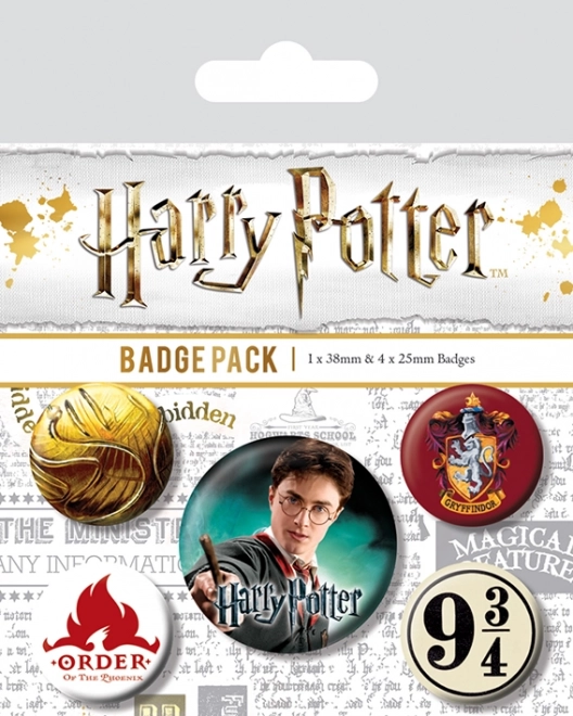 Set insigne Harry Potter - Gryffindor