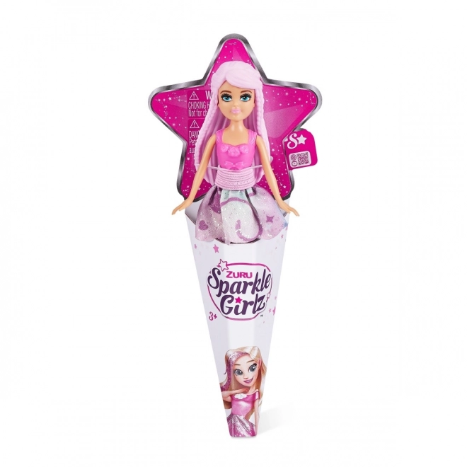 Păpușă Mini Sparkle Girlz 10 cm în set cartonat 24 bucăți