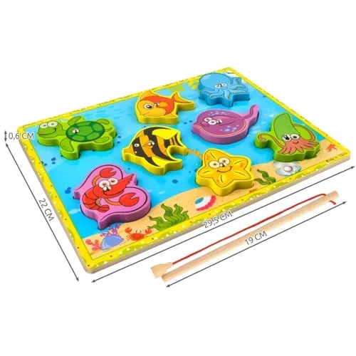 Puzzle Interactivă Pescuit Rybki