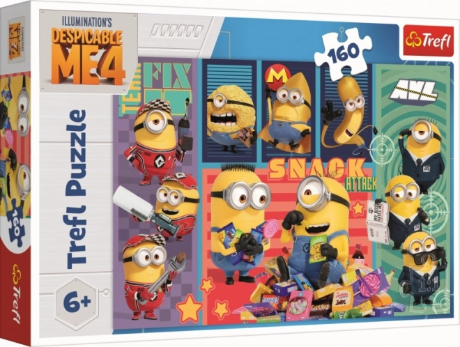 Puzzle 160 piese Bucuria Minionilor