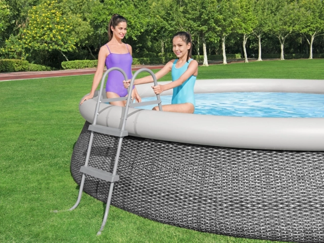 Ladder metalic Bestway pentru piscină 84 cm