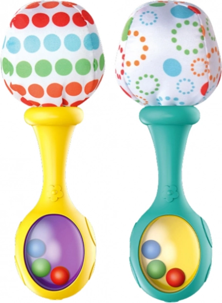 Set de zornăitoare senzoriale cu minge moale colorate