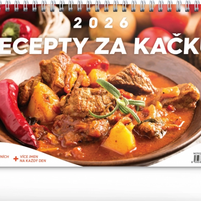 Calendar de masă Rețete pentru un bănuț 2026