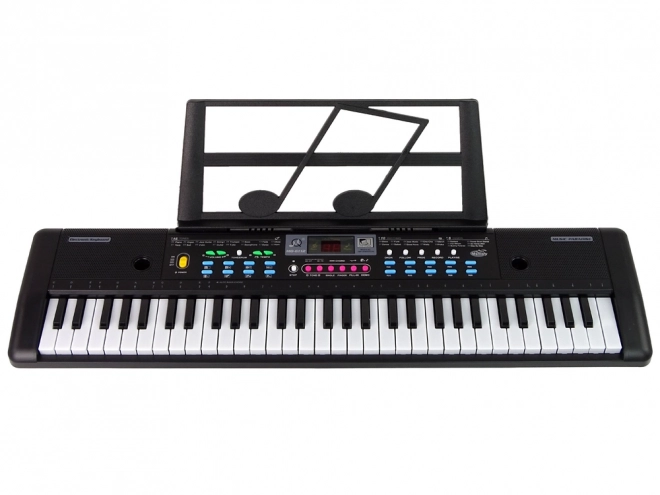Keyboard Muzical pentru Copii cu 61 de Clape și Microfon