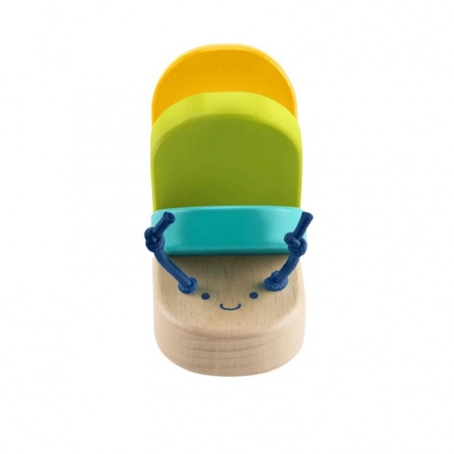 Jucărie senzorială omidă de lemn Fisher-Price