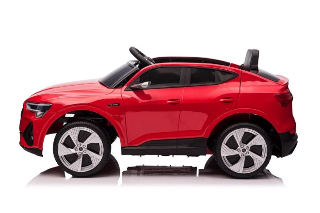 Audi E-Tron mașină roșie pe baterii QLS-6688