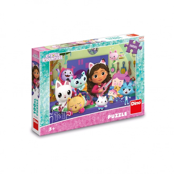 Puzzle casa fermecată Gabi și muzica XL 100 piese