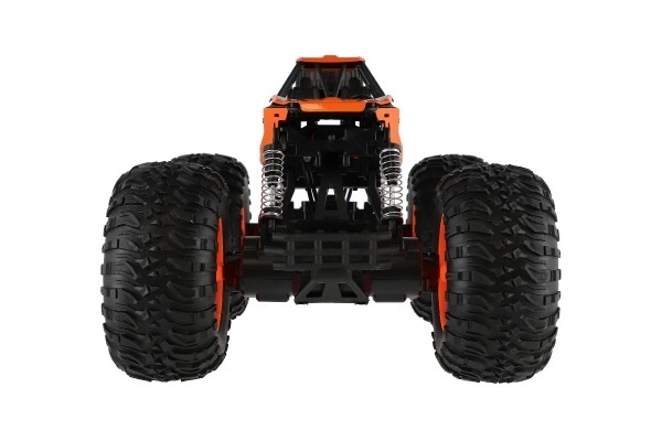 Mașină RC Off-Road off-road 2,4GHz plastic 32cm pachet reîncărcabil + baterii în cutie 38x23x26cm – Portocaliu