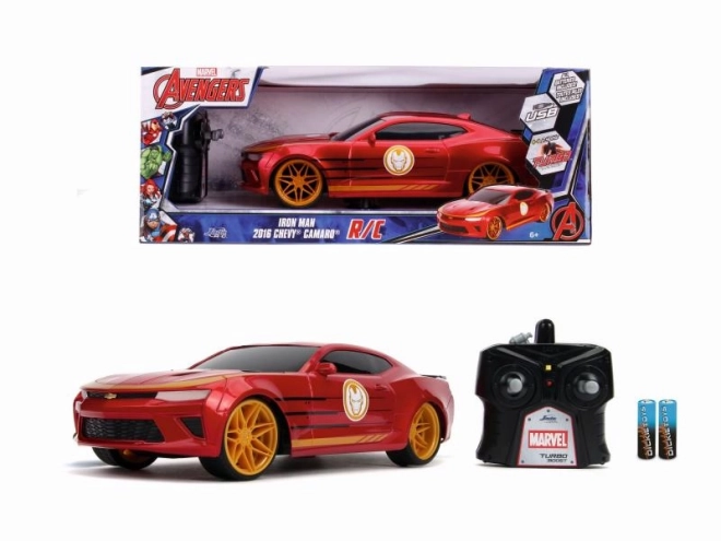 mașină teleghidată iron man din 2016 chevrolet camaro 1:16