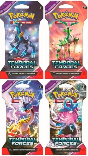 Pachet cărți Pokémon Temporal Forces Sleeved
