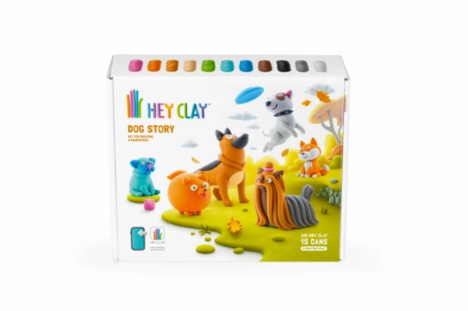 Hey Clay: Povestea câinilor - set de plastilină