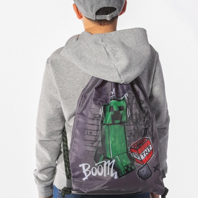 Set 3 Skate Baagl Minecraft TNT: Rucsac, Penal, Sac
