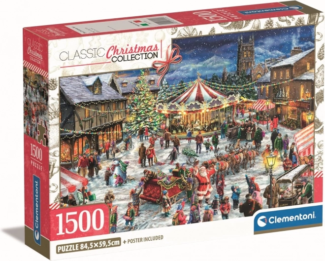 Puzzle CLEMENTONI Târgurile de Crăciun 1500 piese