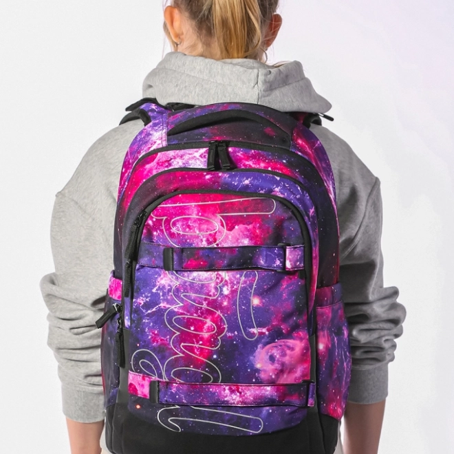 Set Baagl Galaxy: rucsac, penar, saculet, geanta sport