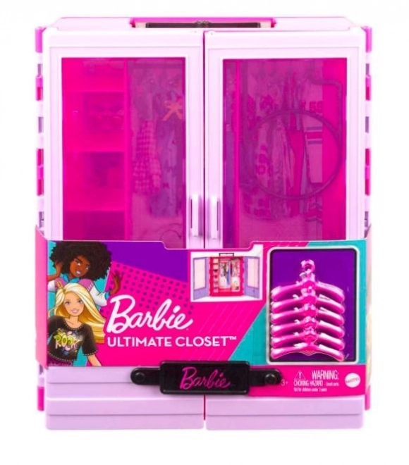Dulap portabil Barbie pentru haine