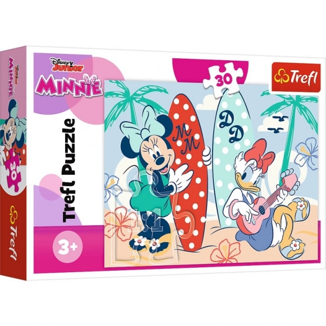 Puzzle colorat Minnie 30 piese