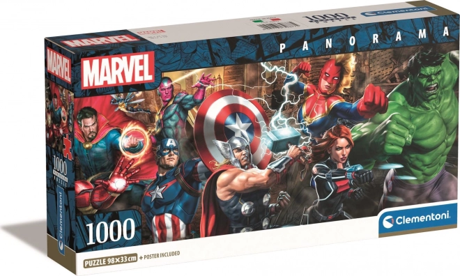 Puzzle Panorama Avengers 1000 Piese