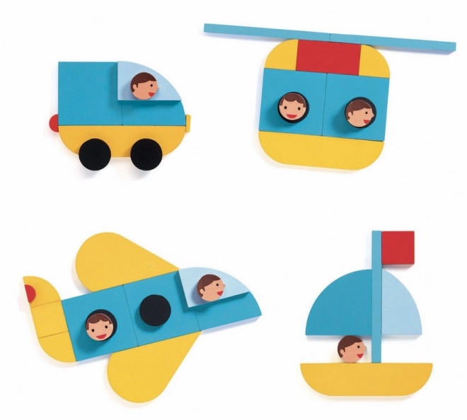 DJECO Puzzle Magnetic Transport