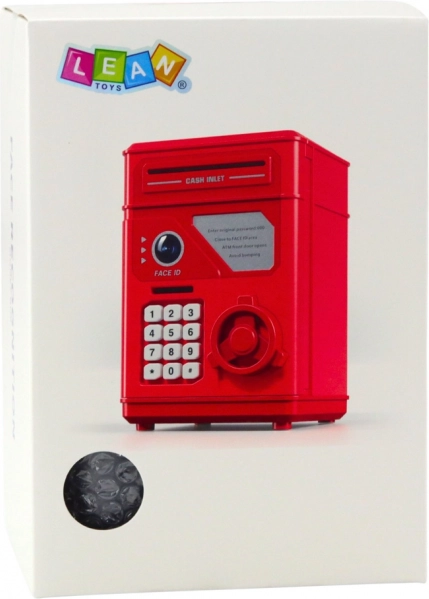 Seif electronic pentru bani pentru copii gri