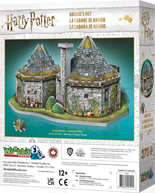 Puzzle 3D Hagrid Hogwarts 270 piese