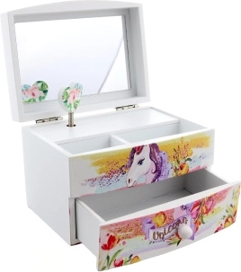 Cutie de bijuterii cu unicorn muzical