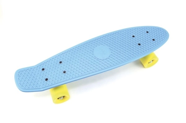 Skateboard Pennyboard 60cm – Albastru, roți galbene