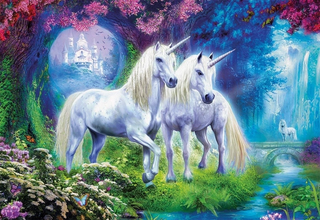 Educa puzzle unicorni în pădure 500 piese