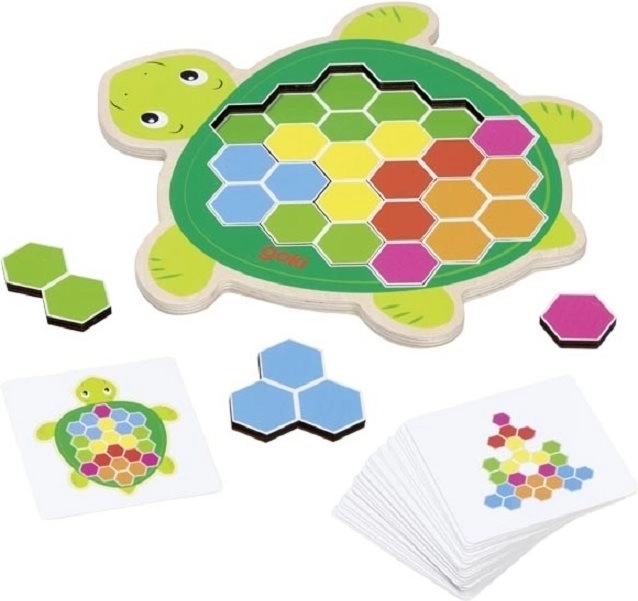 Puzzle din lemn Goki Testoasă