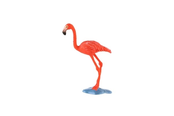 Figurină plastic flamingo din Caraibe 9cm