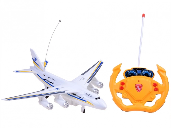 Avion pasager telecomandat RC cu lumini